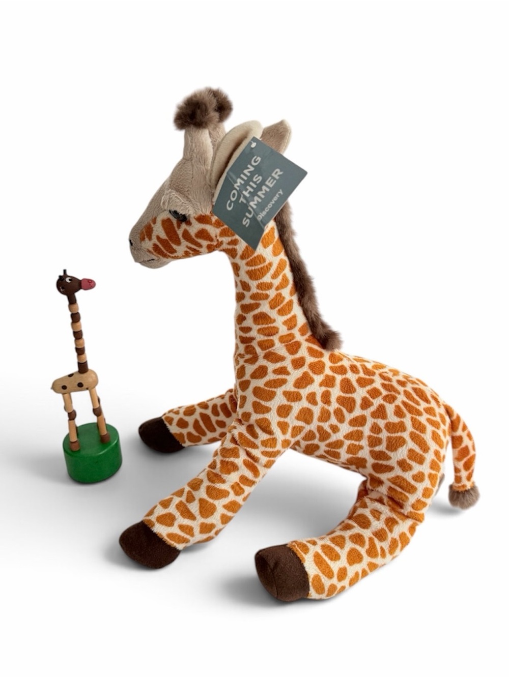 Wildlife Artists Discovery Serengeti Giraffe 15" Plush Toy 2018 NWT